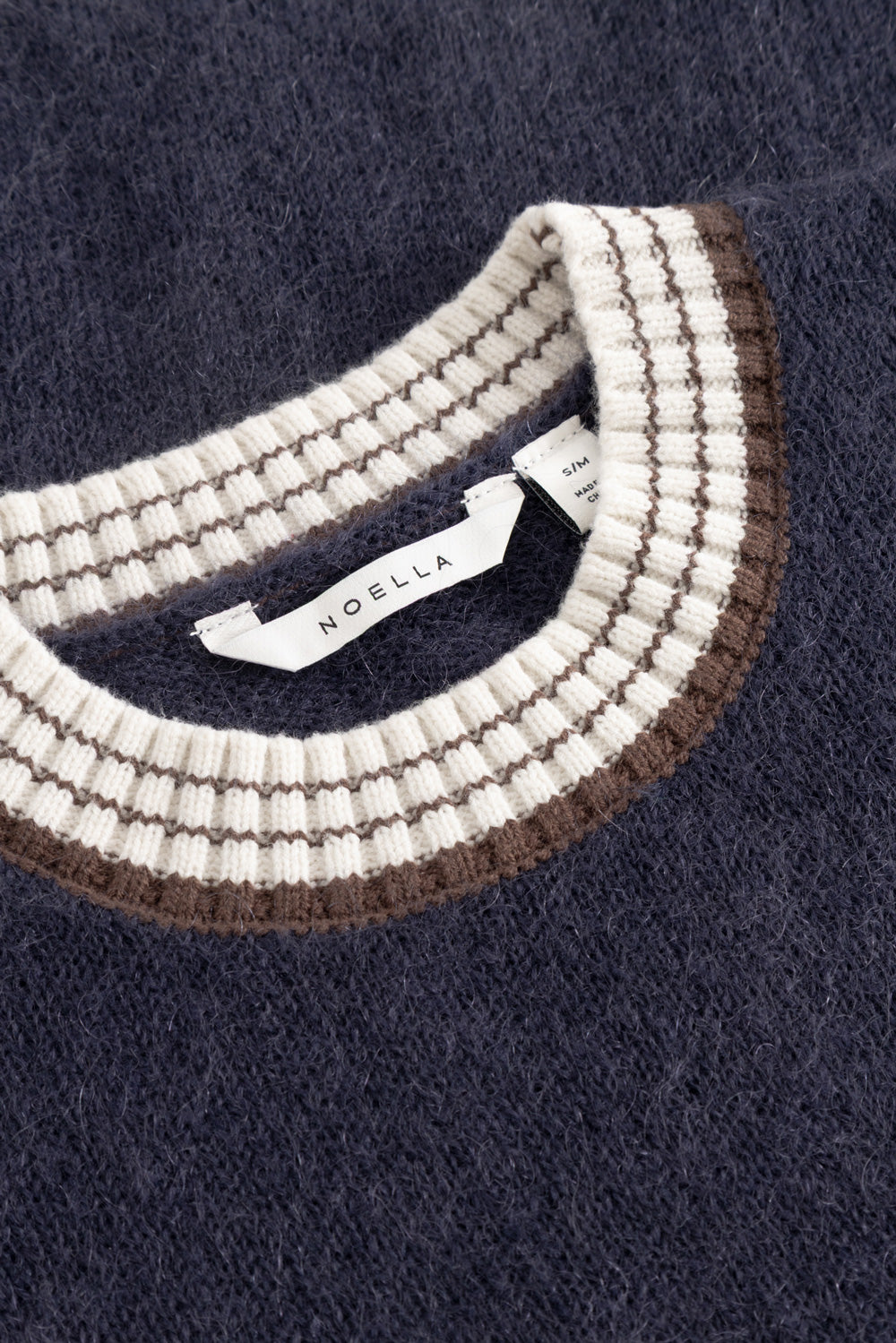 N-Marthy Knit Navy Brown