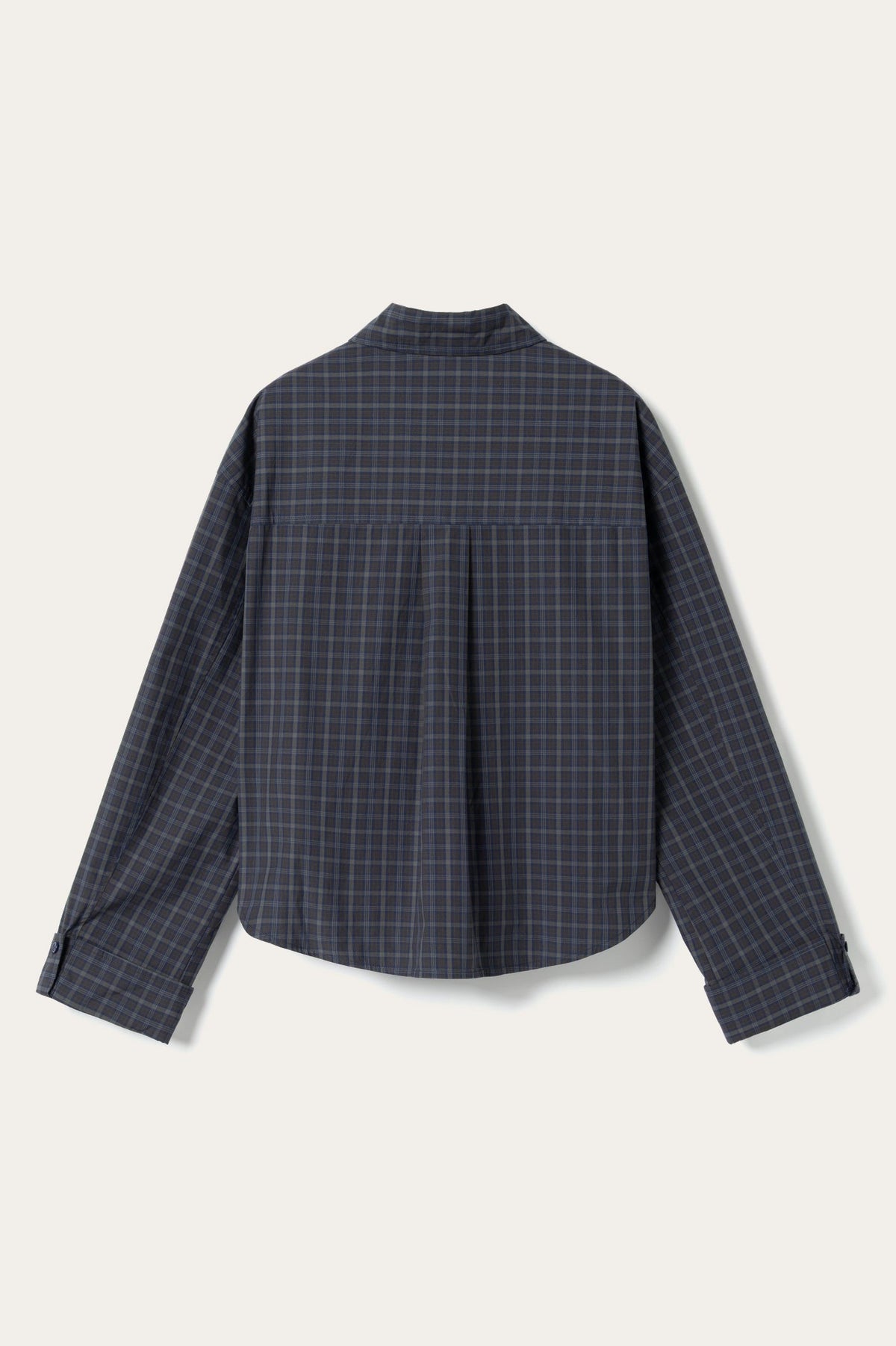 N-Marlon C Shirt Dodie Brown Blue Check