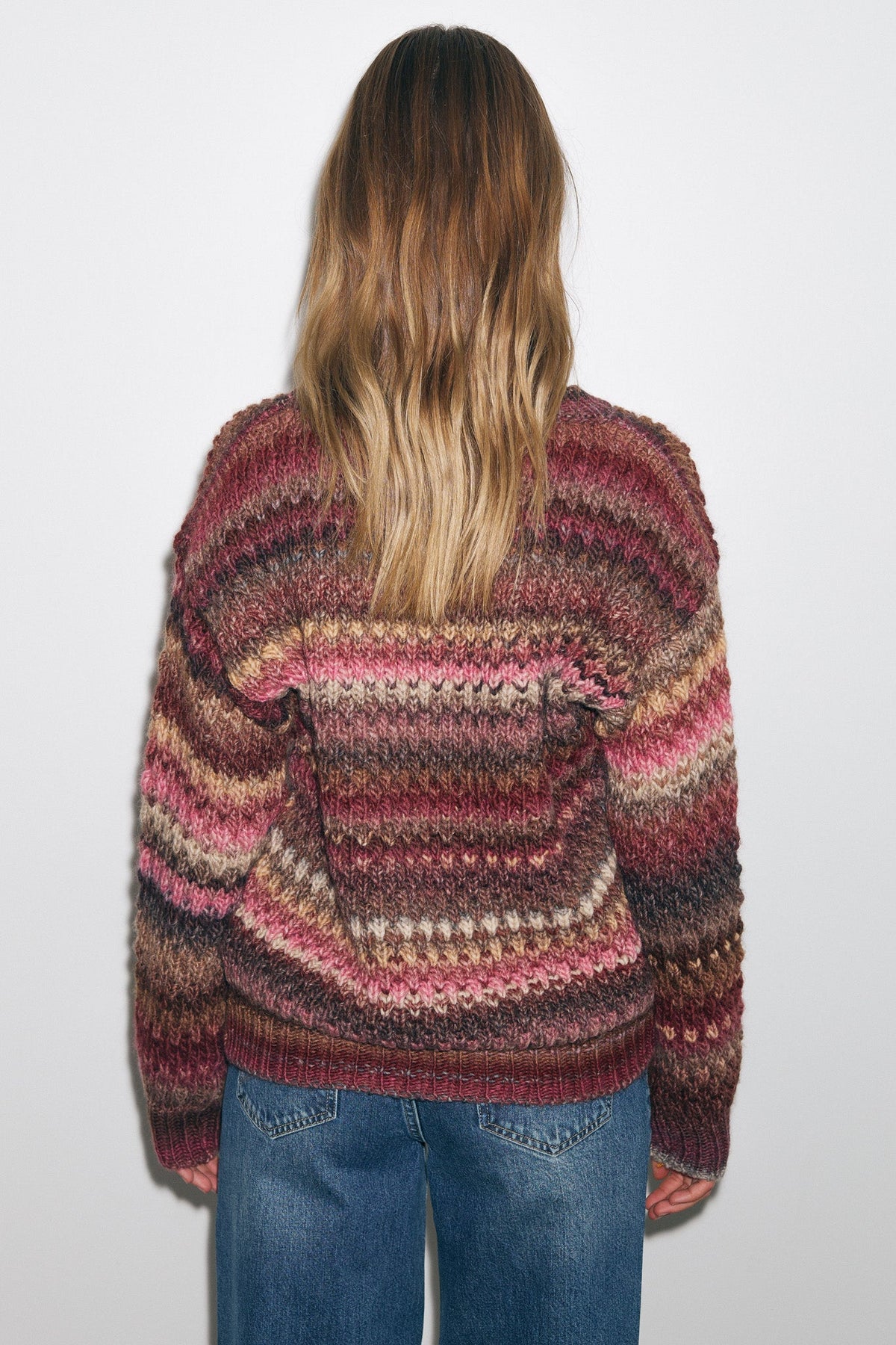 Gio Knit Sweater Rust Mix
