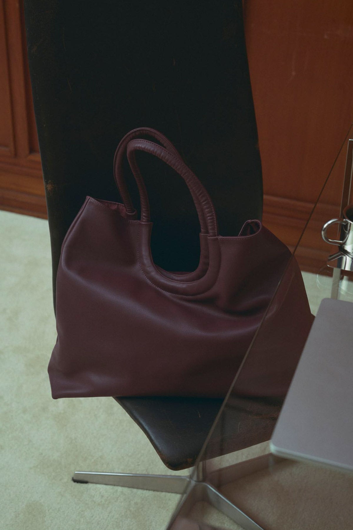 Laberta Bag Real Leather Burgundy