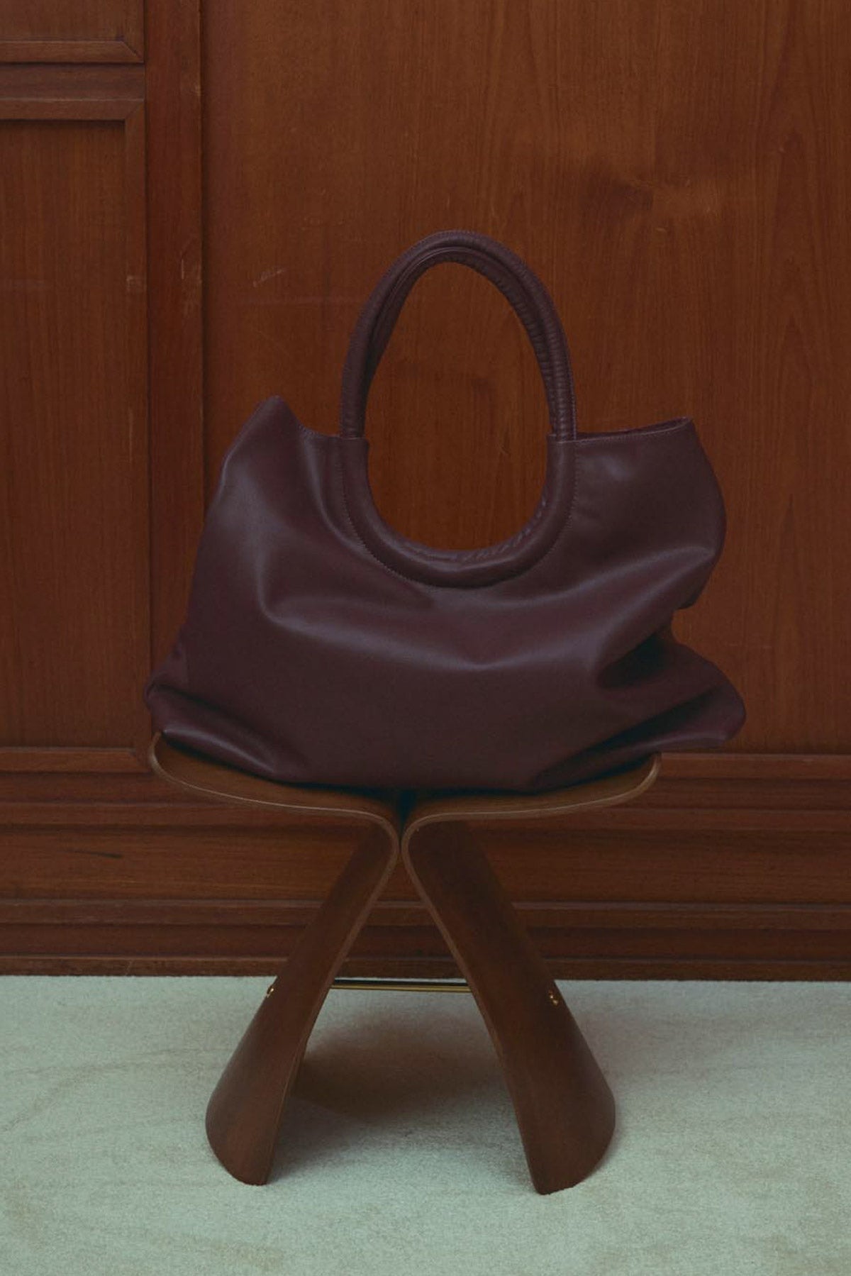 Laberta Bag Real Leather Burgundy