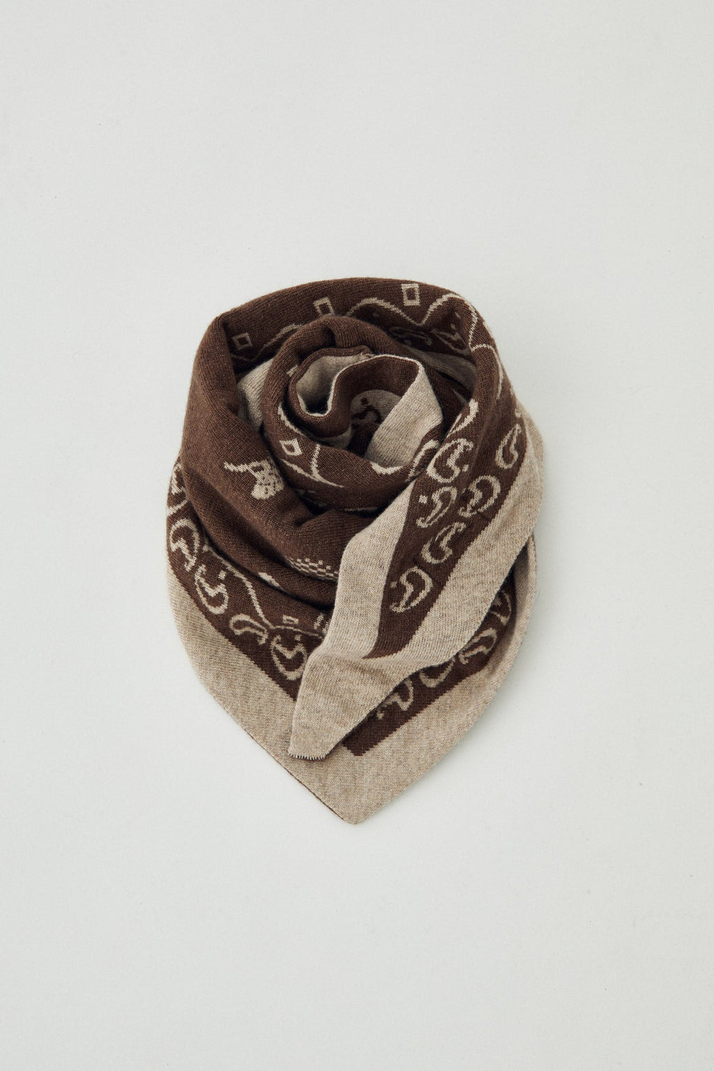 N-Neomi Scarf Sand Brown Mix
