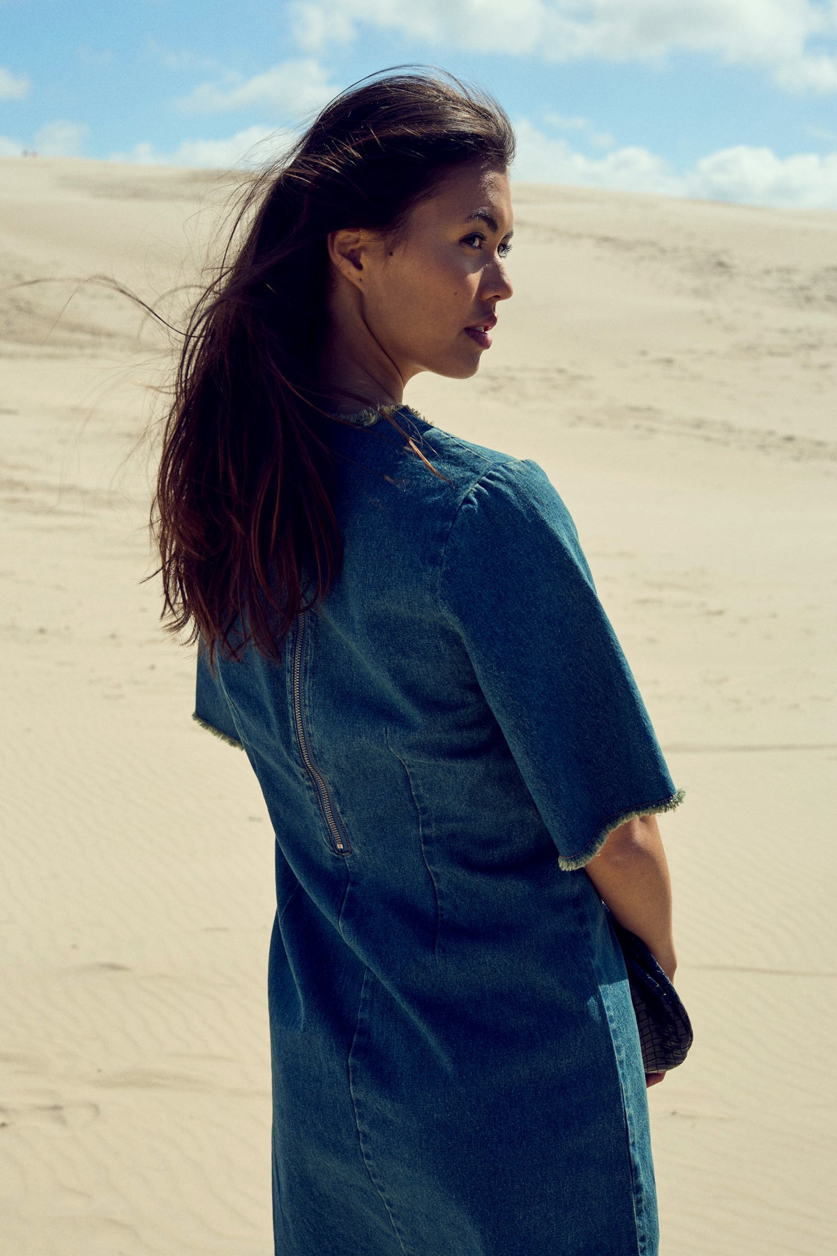 Jordynn Dress Vintage Blue Wash