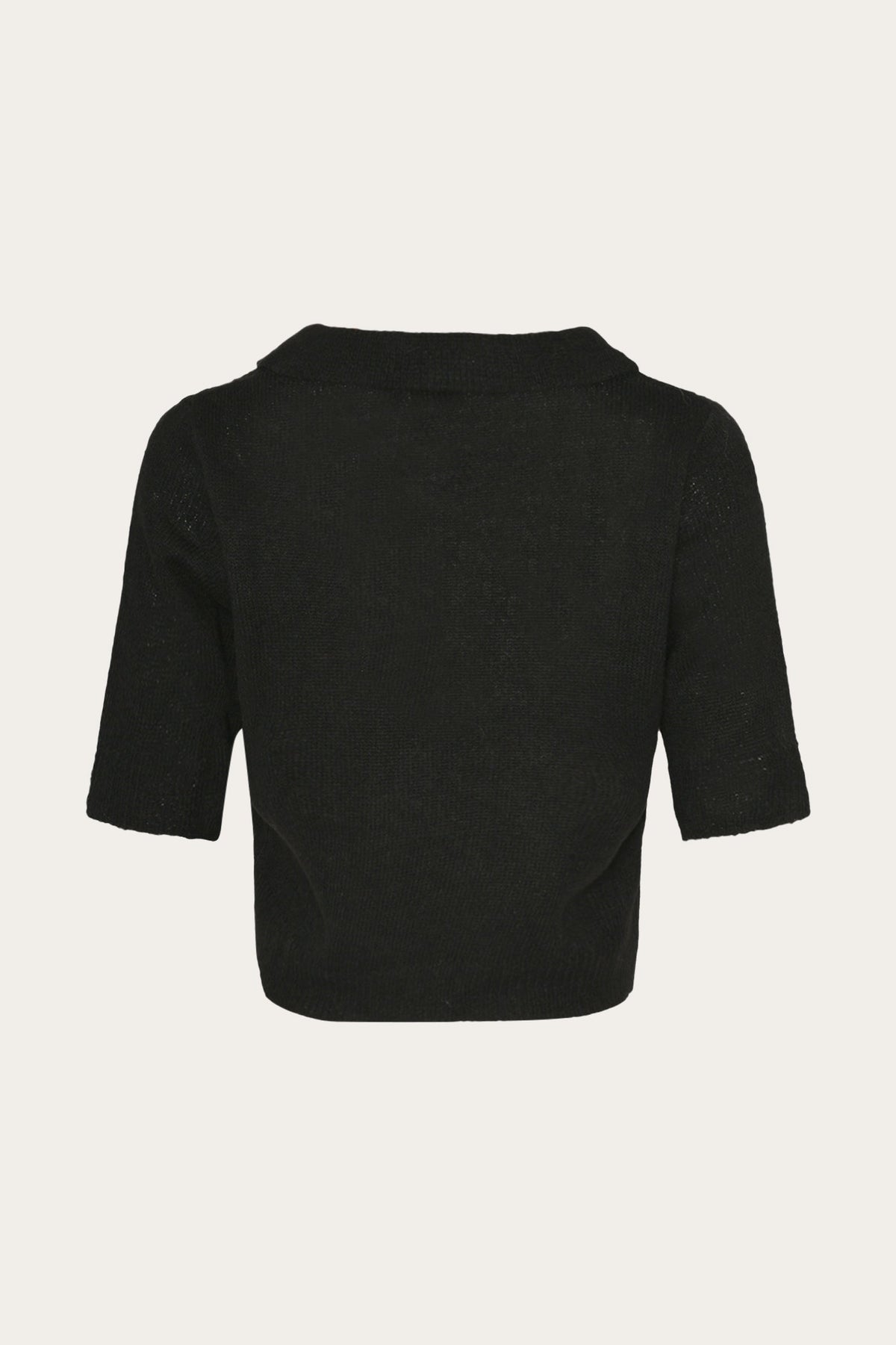 Levona Knit Polo Black
